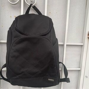 Travelon Quilted Black Backpack